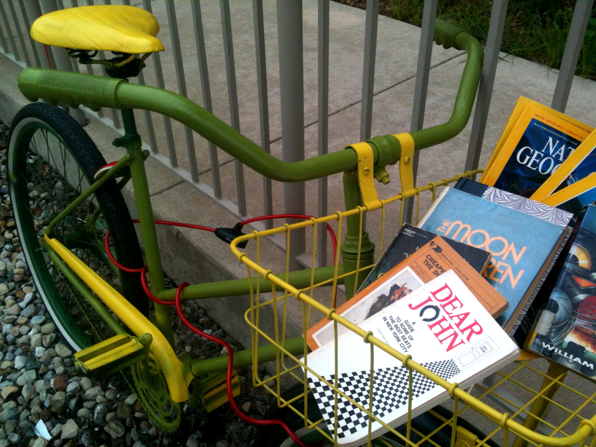 Artsy Bike with Books